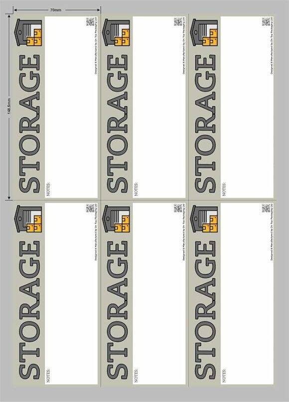Storage - Moving Day Sticker Set – Pack of 22 Stickers - Image 4