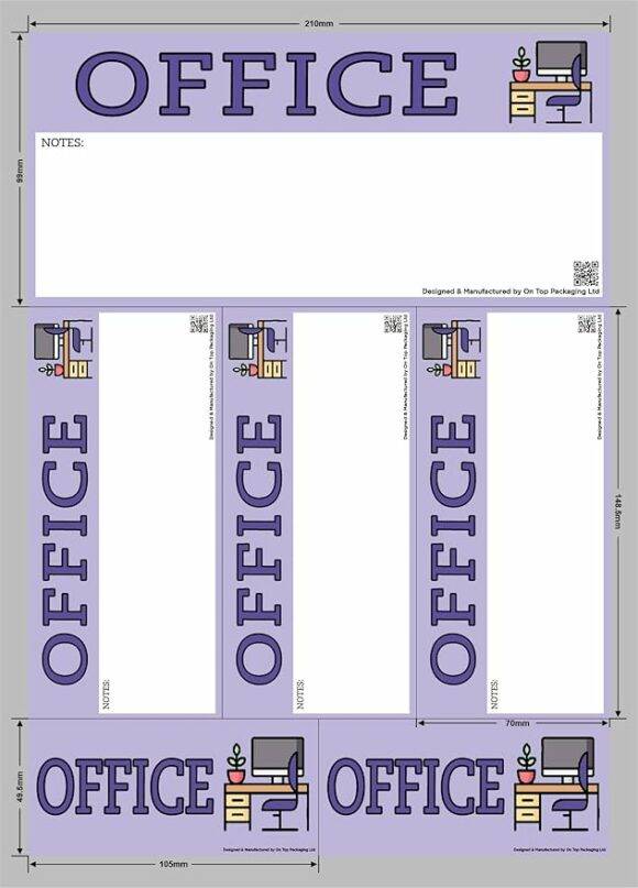 Office - Moving Day Sticker Set – Pack of 22 Stickers - Image 2