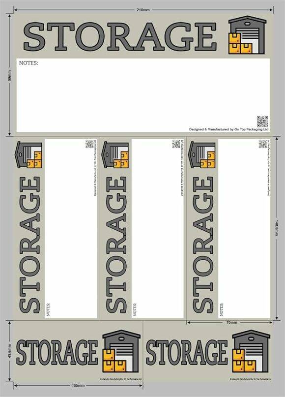 Storage - Moving Day Sticker Set – Pack of 22 Stickers - Image 2
